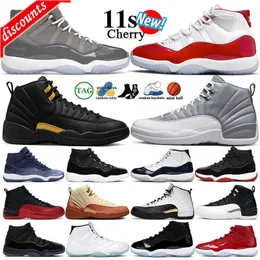 TOP Basketball Shoes men women 11s 11 Cherry Cool Grey Bred Concord Gamma Blue Midnight Navy Velvet 12 12s Royalty Black Taxi