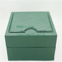 s Dark Green Watch Boxes Fase Dift Watches Booklet 114060 116618 KARTA I PAPIERY 0 8KG Pudełko Najwyższa jakość283s