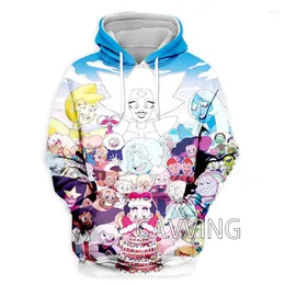 Men's Hoodies Fashion 3D Print Cartoons Steven Universe Hooded Sweatshirts Harajuku Hoodie Tops Clothing H03