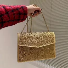 2024 Crossbody for Women Dembag Designer Bag Fashion Luxury Bags Golden Chain Cross Body Lady кошельки кошельки