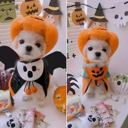 Hundebekleidung, kreatives Halloween-Haustier-Halstuch, Speicheltuch, süßer Bär, strickender Dreiecksschal, Katzenhalsband-Zubehör