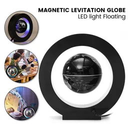 Flytande magnetisk levitation Globe Novelty Ball Light LED World Map Electronic Antigravity Lamp Home Decoration Födelsedagar