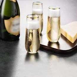 Vino occhiali da vino 24 pezzi di tazza di plastica da 270 ml festa di champagne coupé da cocktail flauti di vetro di Halloween tazze di fragole di Halloween