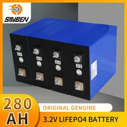 3.2V 280AH LIFEPO4 배터리 팩 충전식 고용량 리튬 철 포스페이트 세포 12V 24V 36V 48V RV 골프 카트 태양열.