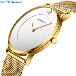 erkek kol saati CRRJU Orologi da uomo Impermeabile Top Brand di lusso Orologio sportivo da uomo Moda Casual Orologio militare Relogio Masculino291e