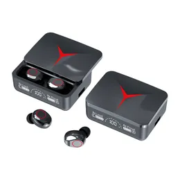M90 Pro TWS Eorbuds Bluetooth 5.3 진정한 무선 게임 헤드폰 인 이어 이어폰 LED 디스플레이 노이즈 취소 저장소 헤드셋 포장 상자
