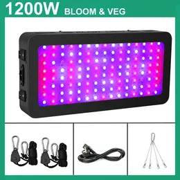 Espectro de luzes de crescimento completo LED 2000W 1500W 1200W 1000W Kit de plantas para cultivo de lâmpada para caixa de cultivo Hydropon Room Tent