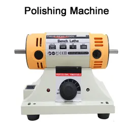 Qihang top Tools Polisher Vertical plane Polishing Machine For DIY Woodworking Jade Jewelry Bench Lathe Motor Grinding Machine 220V 350W