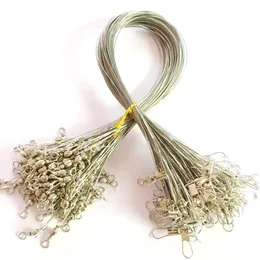 2000pcs 30CM Fishing Line Steel Wire Leader Line Swivels Anti-Bite Line Former Lead Rock Fishing tackle 30CM210m