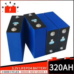 3.2V 320AH LifePO4バッテリー12V充電式リチウムリン酸塩細胞パックDIY 24V 48V EV RVキャンピングカーに適したソーラーバッテリー