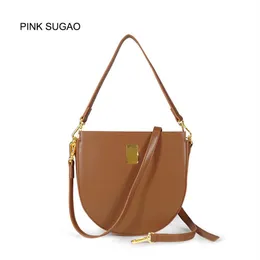 Pink sugao 2019 new style women handbags luxury designer tote bag plain leather shoulder handbag simple pashmina handbags brand wh291t