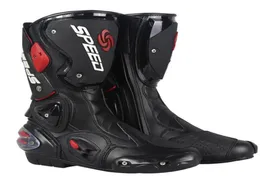 دراجة نارية الأحذية الاحترافية حذاء دراجة نارية Motocross السباق microfiber أحذية الجلود men039s دراجة نارية Drop Resistance BO8494372
