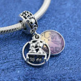 925 Sterling Silver Happily Ever After Dangle Bead Fits European Pandora Jewelry Charm Bracelets