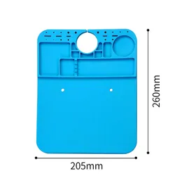 High temperature resistant silicone pad anti-static heat insulation and mobile phone maintenance workbench for microscope base