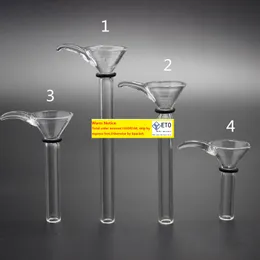 4 Größen Stem Slider Funnel Stylesimple Downstem Bowl für Wasserpfeife Glas Bong Oil Rig 500 Stück DHL Free