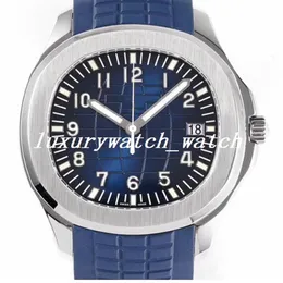 Luksusowy zegarek Najwyższej jakości męskie zegarek Aquanaut Automatyczny ruch zegarek gumowy pasek wielokolorowy 5711 Menswatches242n