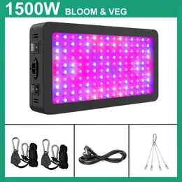 LED Full Grow Lights Spectrum 2000W 1000w 식물 키트 Growbox Hydropon Room Tent를위한 재배 램프