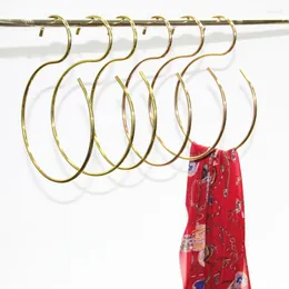 Hangers Nordic ronde metalen hanger lederen stropdas opslag plank zijden sjaal rek multifunctioneel creatief