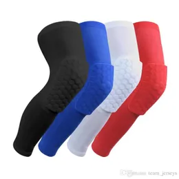 Honeycomb Socke Sport Sicherheit Basketball Sport Kniepolster Gepolsterte Knieorthese Kompression Knie Sleeve Schutz Erwachsene Kinder Knieschützer Cal288R