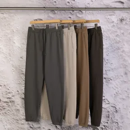 S￤song 6 Solid Color Pants Vintage Unisex Leisure Men's Clothing Plain Sweatpants Man Women Womt Jogger Overage Overdimensionerade Streetwear Trousers Fleece Sportswear