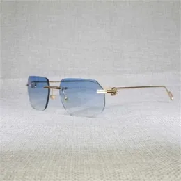 Güneş Gözlükleri 2023% 20 Vintage Çüreksiz Kare Erkekler Oculos Lens ŞEKİL Metal Çerçeve Okuma İçin Açık Gözlük Gafas Kadınlar Açık Mekan 1130