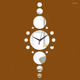 Zegary ścienne 2022 zegar zegarka domowa dekoracja relOJ Pared akrylowy salon kwarc nowoczesna naklejka lustra