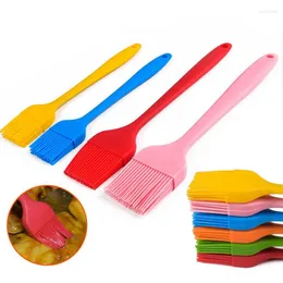 Verktyg 2st Silicone BBQ Oil Brush Basting Diy Cake Bread Buting Baking Brushes Kitchen Cooking Accessories Grill