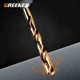 Greener 1.5MM-10MM Cobalt High Speed Steel Twist Drill Hole M35 Stainless Tool Set The Whole Ground Metal Reamer Tools