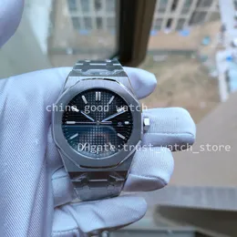 남성 자동 기계식 시계 U1F 공장 블랙 블루 화이트 다이얼 클래식 스타일 41mm 스테인레스 스틸 스트랩 투명 백 손목 시계 사파이어 오리지널 박스