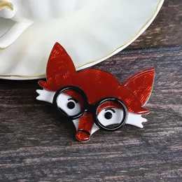 Brooches Handmade Animal Pins Acrylic Jewelry Women Girls Routine Gathering Accessories Coat Cardigans Decoration Wholesale