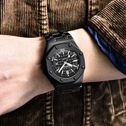 Benyar Quartz Watches Męskie moda 30m Waterproof Sport Watch Mężczyźni ze stali nierdzewnej Na ręce Mens ReLOJ Hombre 2019 N2279