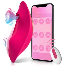 Schönheitsartikel Tragbarer Vibrator APP-Höschen Frauen können mit Remote-App s Ei sexy Spielzeuge vibrador con mando a distancis