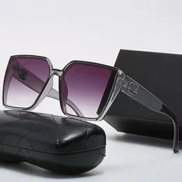 الرجال النساء مصمم النظارات الشمسية الفاخرة قناة النظارات أزياء النظارات الماس مربع ظلة الكريستال الشكل الشمس حزمة كاملة نظارات نظارة