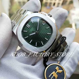 Mężczyźni Watch 3K Factory Men's Green Blue Grey Dial 3kf Automatyczny Cal 324 Ruch Data Klasyczna ultra cienkie 5711 rocznica Crysta 269F