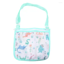 Storage Bags 2022 Outdoor Beach Mesh Bag Children Sand Away Foldable Portable Kids Toys Clothes Toy Sundries Organiser