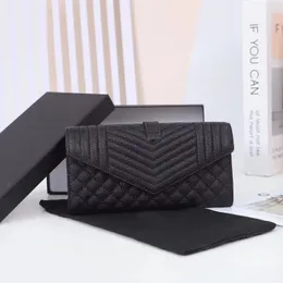 Portafogli donna di design Borse pochette in pelle caviale portamonete porta carte