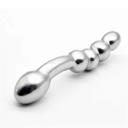 Beauty Items Solid Stainless Steel G Spot Wand Massage Stick Heavy Anus Vaginal P-Spot Stimulator Plug Dildo Anal sexy Toy For Women Men