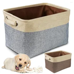 Accesorios de ropa para perros Cesta de almacenamiento de juguetes Bins Pet Bins Mayor Mayor VIP Bag Cajero de lona plegable Suministros de mascotas