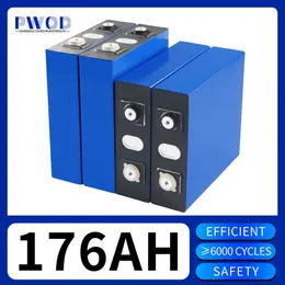 176AH Ricaricabile Lifepo4 Batteria 3.2V 170Ah Solare Al Litio Ferro Fosfato Prismatico Per RV Golf Barca Carrelli Forklif FAI DA TE 12V 24V