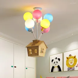 مصابيح السقف الصمامات البالون ضوء غرفة الطعام معيشة طفل ديكور الطفل مصباح الأطفال