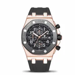 2021Luxury Freight Popular New Product Kisdun Standard Fashion Rubber Watch with Luxury Multicantal Sports Waterproof LEI220F