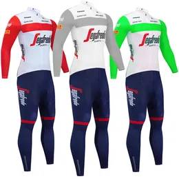 새로운 Terkking Cycling Jersey Bibs 바지 정장 남성 여성 2024 Ropa Clclismo 팀 Winter Thermal Fleece Bicycle 자전거 재킷 Maillot Clothing