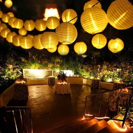 5m luci solari per esterni impermeabile stringa fata LED luce giardino campeggio decorazione ghirlanda con 8 modalità di illuminazione lanterna solare