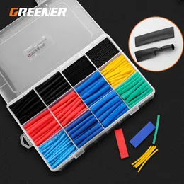 GREENER 800 Pcs/Set Thermoresistant Tube Heat Shrink Wrapping KIT Polyolefin Shrinking Assorted Pipe Wire Cable Insulated