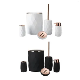 Badezubehör -Set 5 Stück Eitelkeit Organizer Kit Moderne Gurgle Cups Toilette