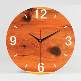 Wall Clocks Clock Fashion Creative Personality Wood Home Decoration Times Quartz Morden Design Still Life Brief Silent