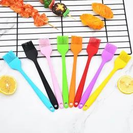 Cooking Utensils Barbecue Silicone Oil Brush Grill Tool Dressing Brushes With Handle Baking BBQ Tools High Temperature Resistance Sea Shipping RRD92