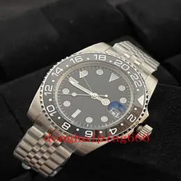 Заводские часы U1 Фабрика AAA Mens Watches Автоматические механические 40 -миллиметровые часы из нержавеющей стали Blue Black Ceramic Sapphire Super Lumino333H