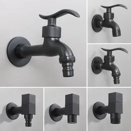 Bathroom Sink Faucets 1PC Black Oil Rubbed Brass Single Handle Washing Machine/Mop Pool Faucet Wall Mounted Laundry Mop Water Tap