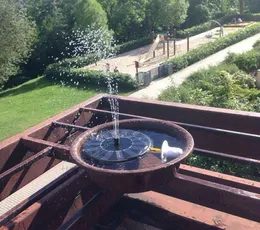 S Solar Powered 3 verschillende spuitkoppen waterpomp set tuin fontein pond kit watervallen water display zonne -dc pomp8958833
